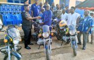 E/R:MP Presents Motorbikes To Police To Beef Up Security