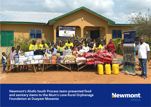 Newmont Ghana Presents To Mum's Love Rural Foundation