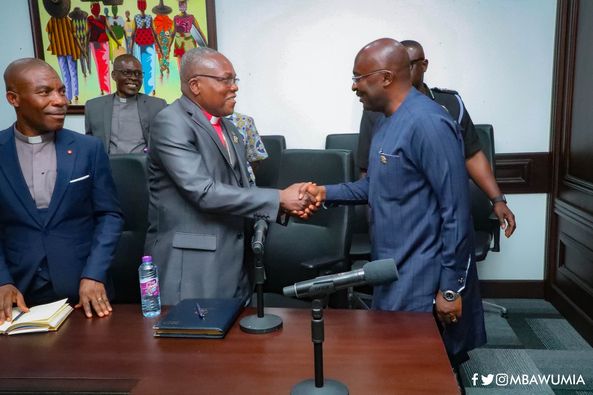 Jubilee House: Leadership Of EP Church Visits Bawumia