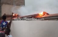 Breaking News: Fire Outbreak At Brentford Academy In Koforidua