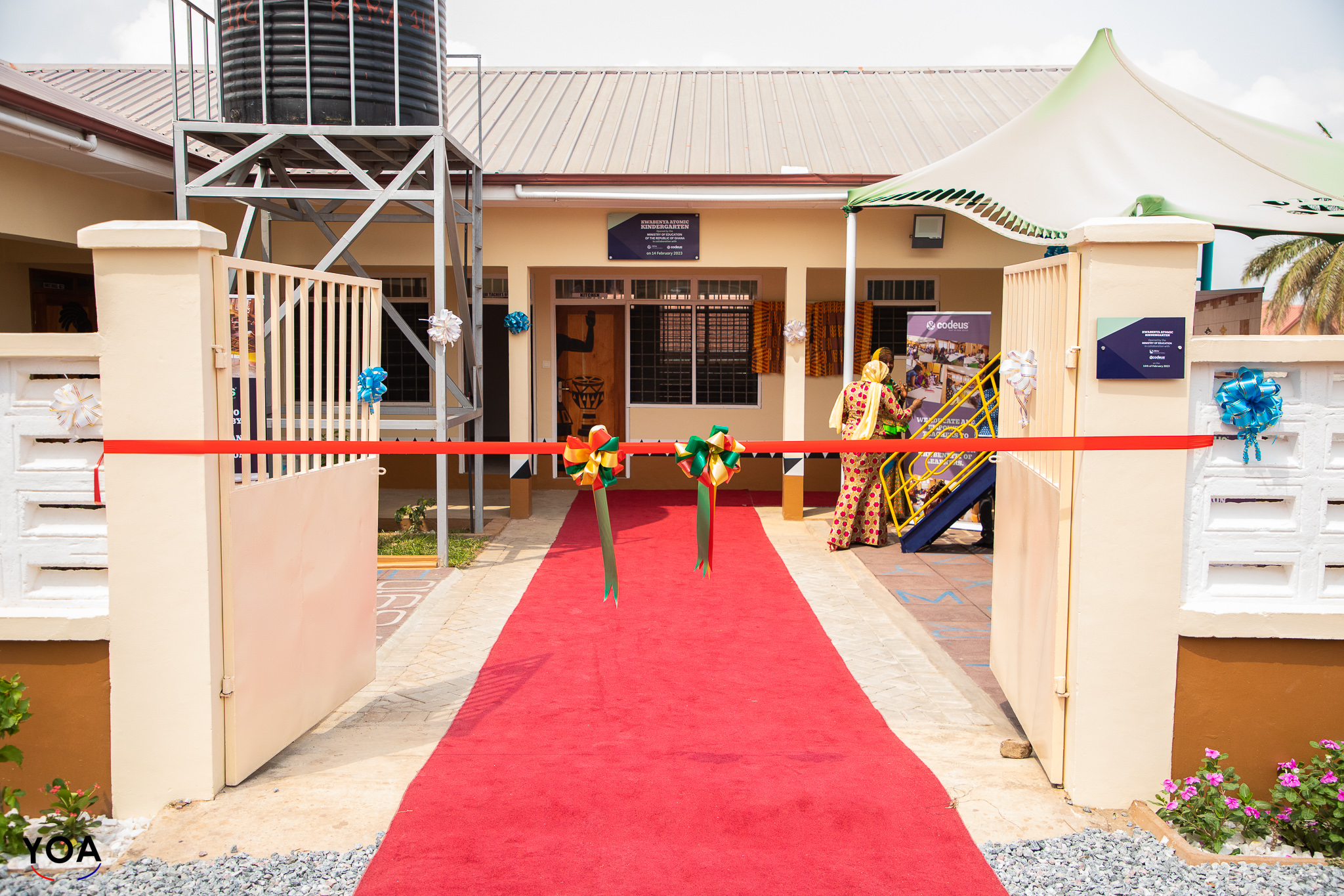 Akufo-Addo, Adutwum Commissions Kwabenya Model Kindergarten School On Vals Day