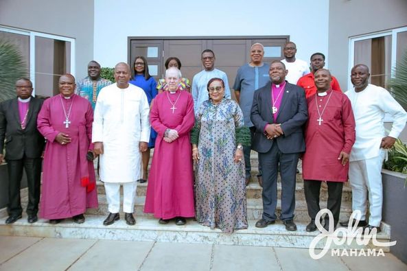 Archbishop Of Canterbury Visits Mahama At His Home