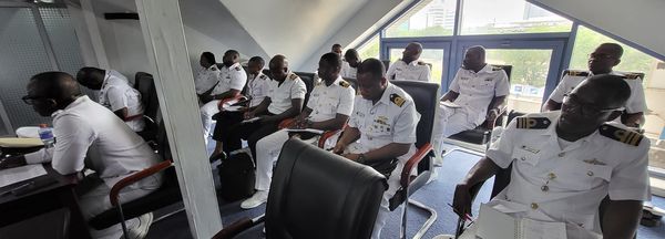 Naval Students of Ghana Armed Forces Command and Staff College Familiarises With GMA