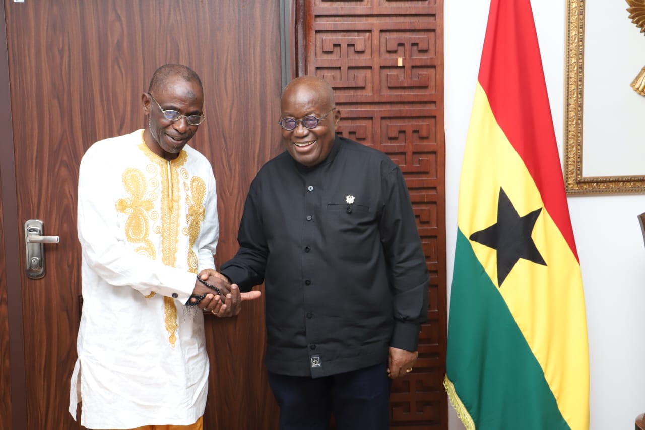 Jubilee House: AFCON Winner Mohammed Polo Meets President Akufo-Addo