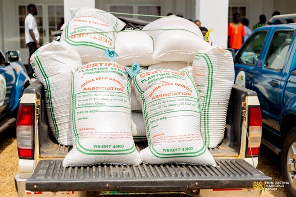 Central Regional Coordinating Council Takes Delivery Of High Quality Rice Seeds