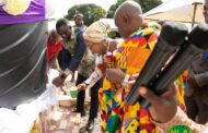 E/R: Sammy Awuku Finally Provides Borehole For Abotakyi Community