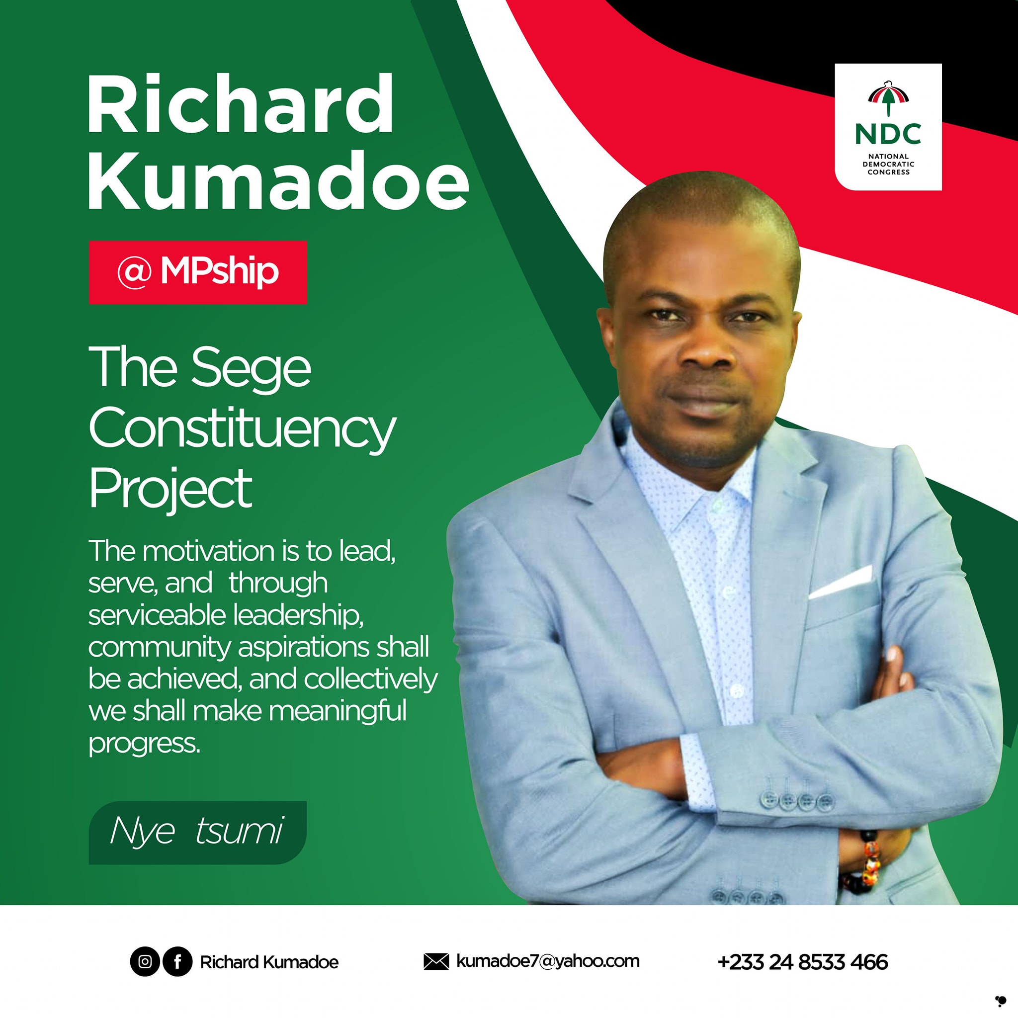 NDC Parliamentary Primaries: Richard Kumadoe Finally Picks Form To ...