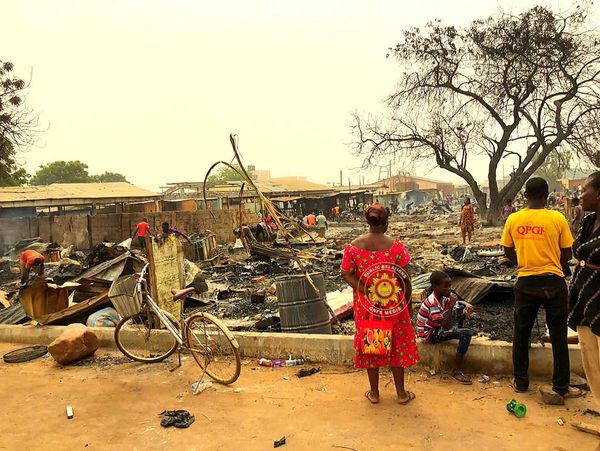 Slum Dwellers Count Their Losses After Fire Outbreak