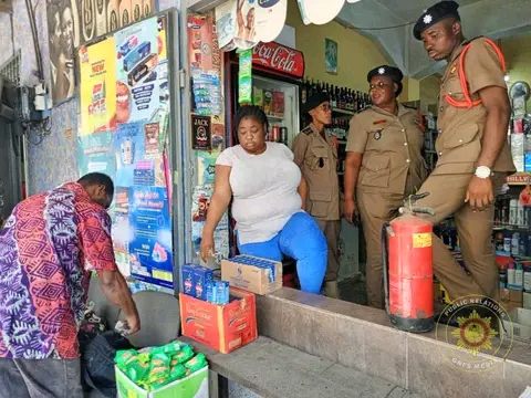 Western Region: Fire Command Sentise Sekondi Market Women On Fire Safety