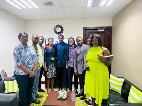 Ayensuano MP Receives KNUST-TEIN Executives At His Office