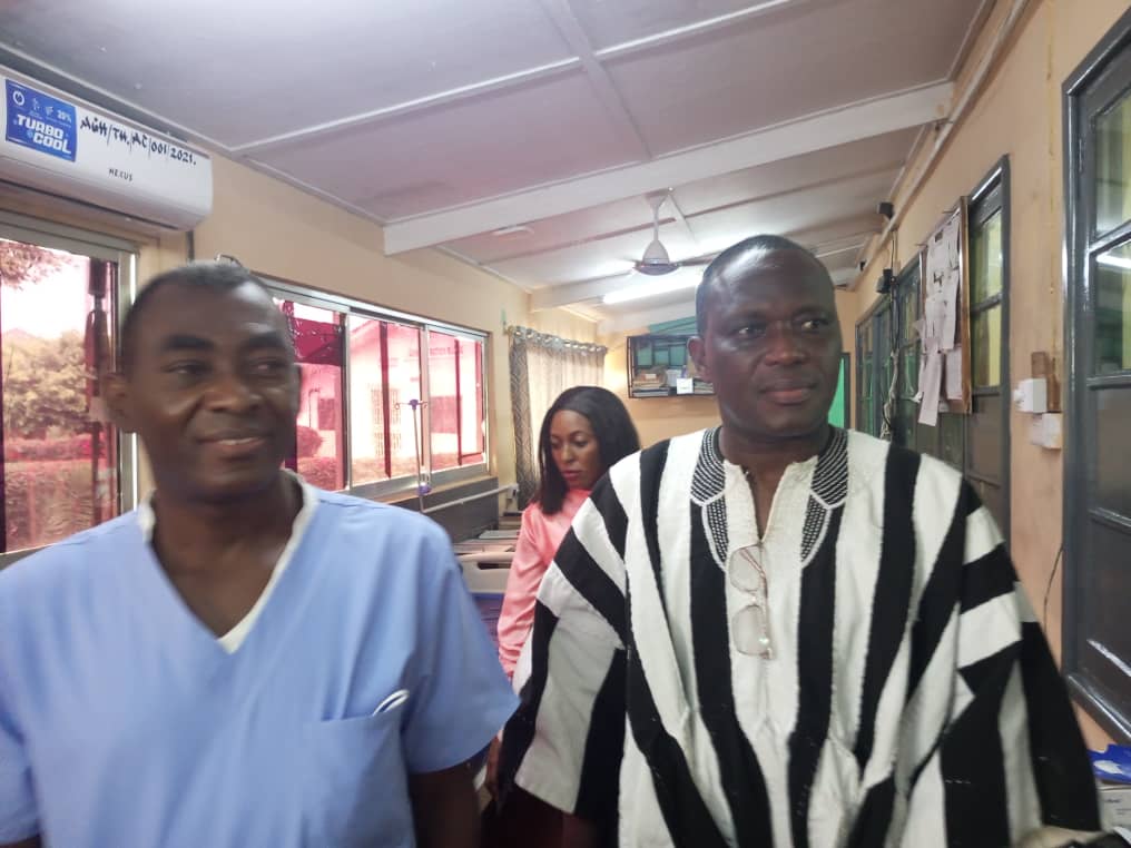 E/R: Upper Manya Krobo MP Visits Struggling Asesewa Hospital
