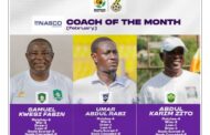 2022/23 GPL: Paa Kwesi Fabin, Karim Zito And Umar Rabi Up For February’s Coach Of The Month Award