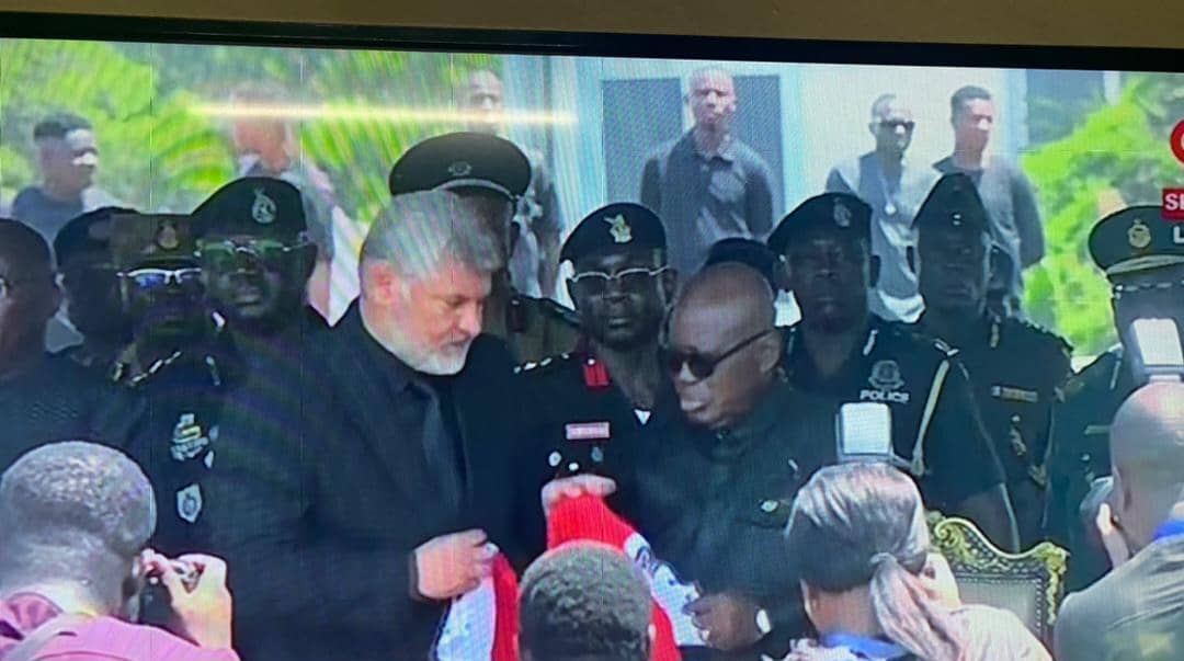 President Akufo-Addo Receives Customized Hatayspor Jersey At Christian Atsu’s Funeral