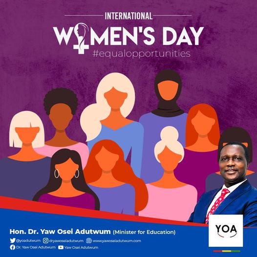 IWD: 251,969 Girls Representing 49.8% Placed In SHS, TVET Institutions - Adutwum