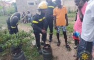 C/R: Winneba Fire Command Educate Victims On Fire Safety