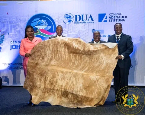 SA: Akufo-Addo Addo Delivers Keynote Address At Democrat Union Of Africa Forum