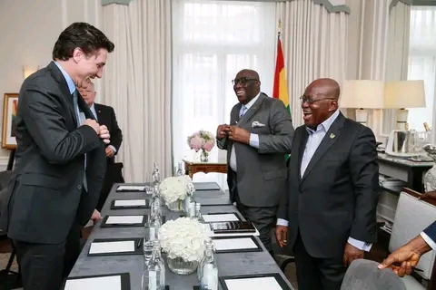 London: Akufo-Addo Holds Bilateral Talks With Prime Minister Of Canada