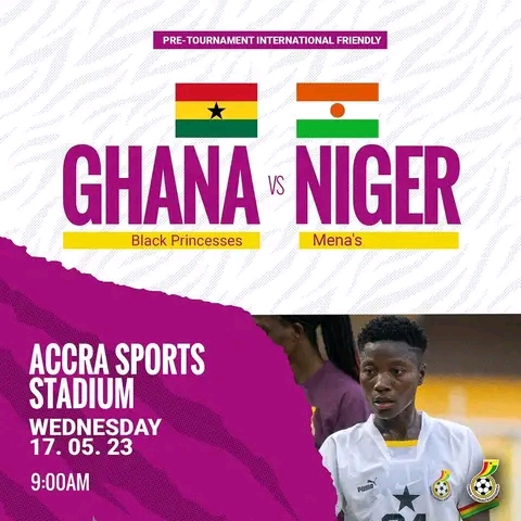 Pre-Tourament Friendly: Black Princesses Takes On Menas Of Niger On Wednesday