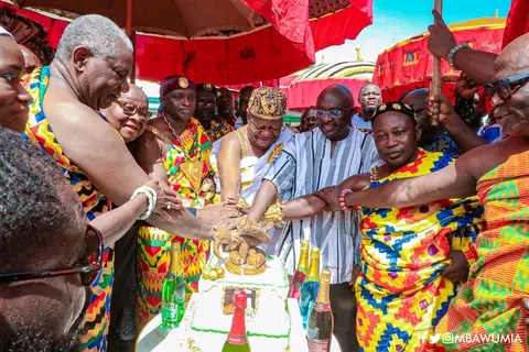 E/R: Bawumia Attends 25th Enstoolment Anniversary Of Nene Sackite II; Pledges More Development For The People