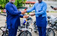 U/W: Regional Minister Presents 2 Motorbikes To All 11 District Assemblies