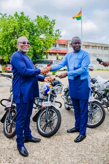 U/W: Regional Minister Presents 2 Motorbikes To All 11 District Assemblies