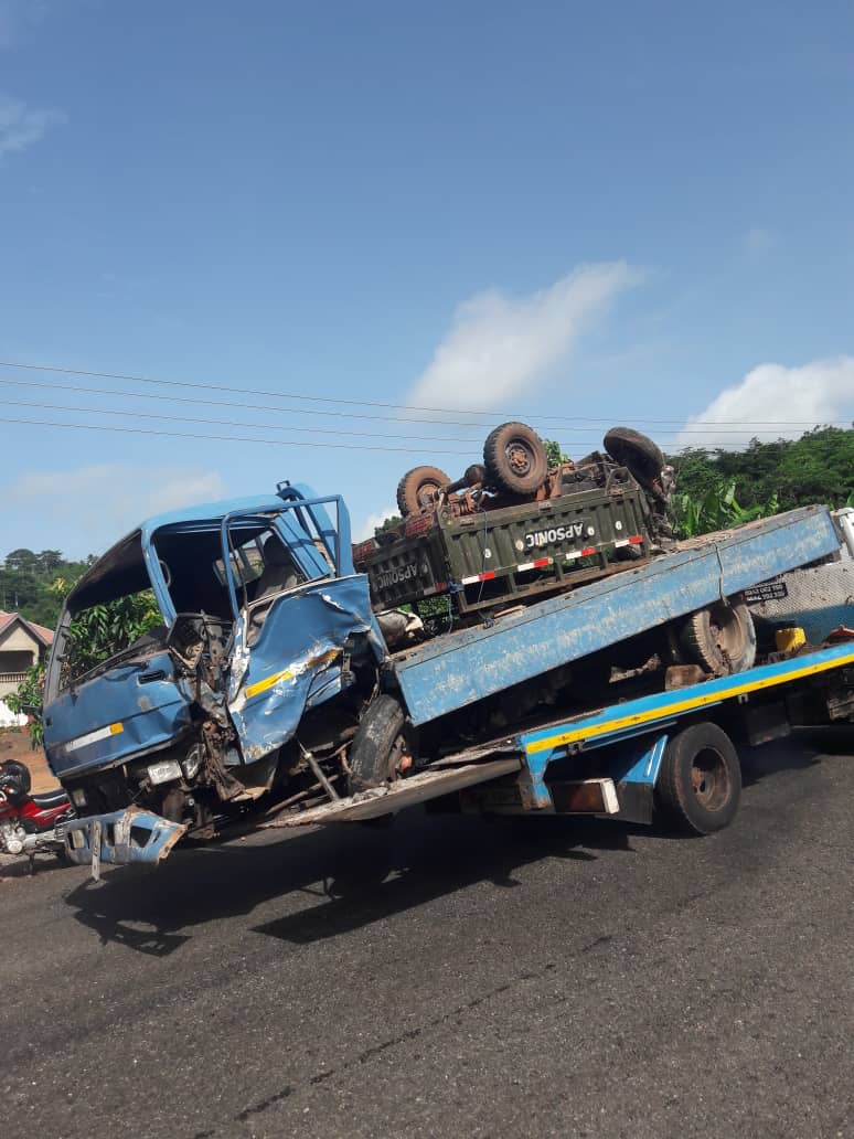E/R: 3 Dead, Others Injured In Adukrom Accident Involvng Tricycle And A KIA Vehicle