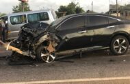 C/R: Nine Injured As Four Vehicles Crash At Gomoa Okyereko