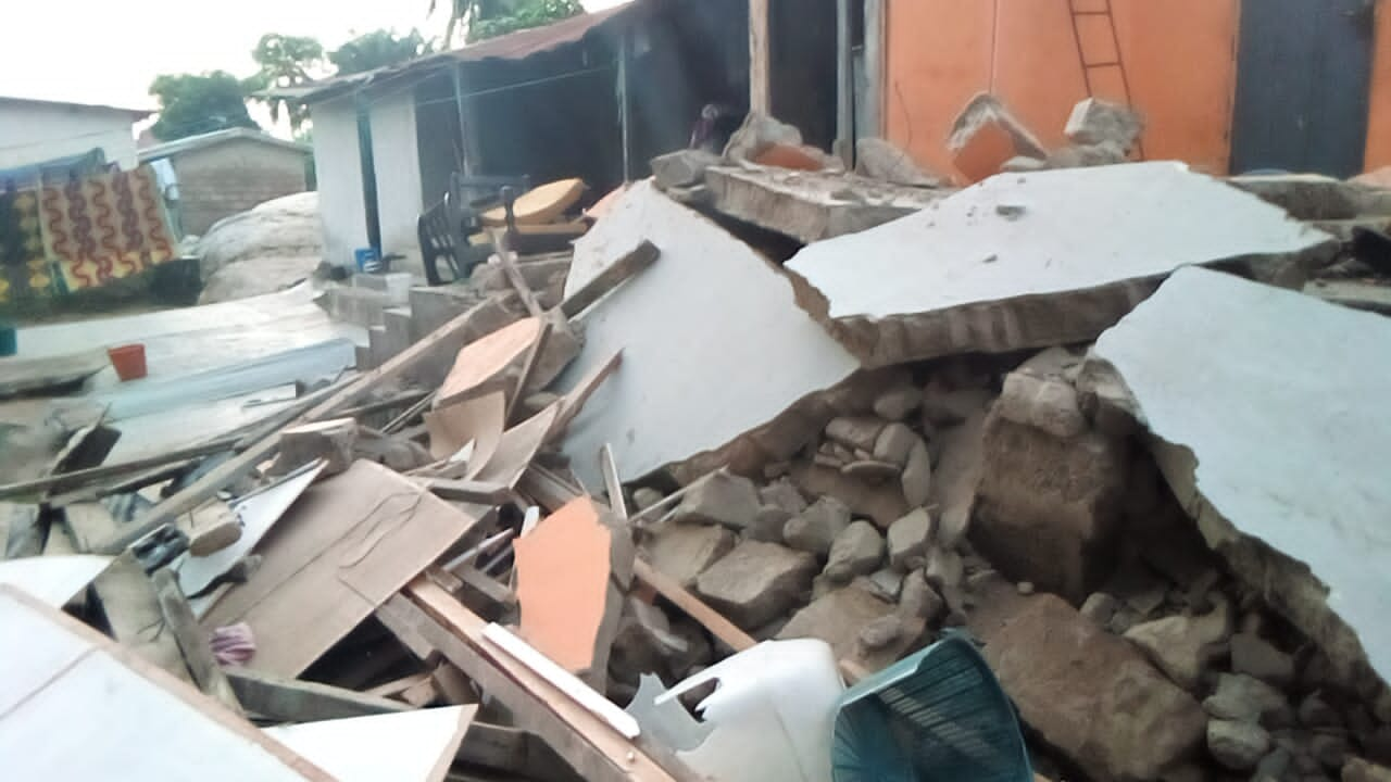 Koforidua: Collapsed Building kills Girl, 5