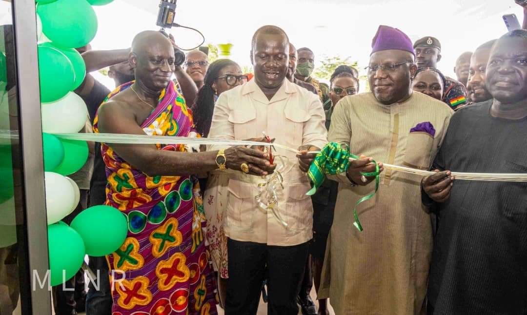 Lands Minister Commissions Ultra-Modern Forestry Commission Office; Charges Officers To Ward Off Intruders From Forest