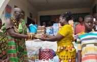 E/R: Akwadum Christian Village Receives Relief Items From Nsukwao Presby YAF Group