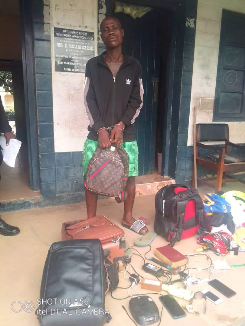 E/R : Notorious Armed Robber Arrested By Kyebi Amanfrom Police