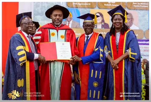 UEW Honours Napo For His Contribution To Free SHS Implementation