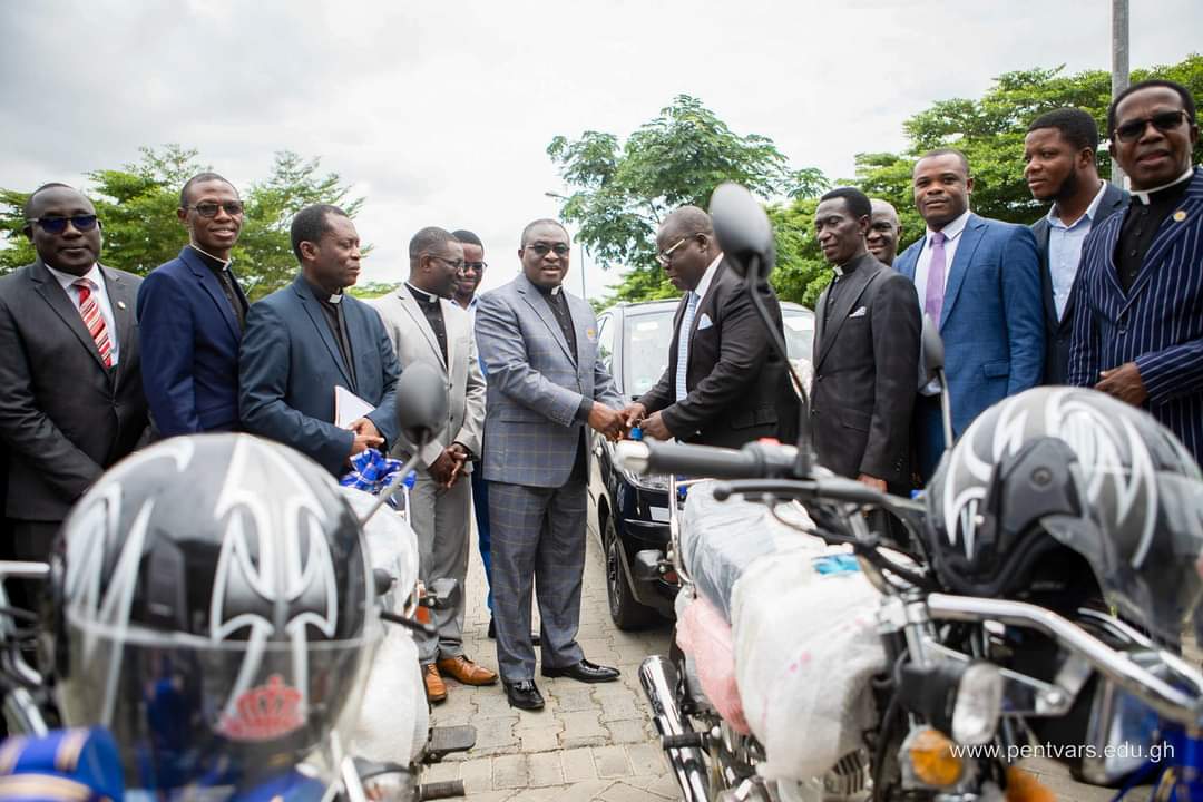 Pentecost University SRC Donates 3 Cars And 2 Motor Bikes To Establish Center For Driving And Road Safety Research