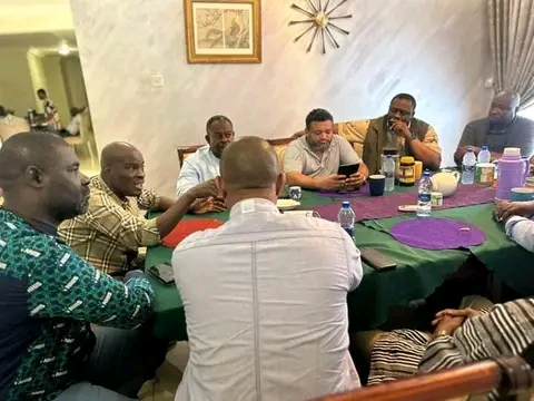 Tamale: Haruna Iddrisu Hosts NDC National Executives At His Residence