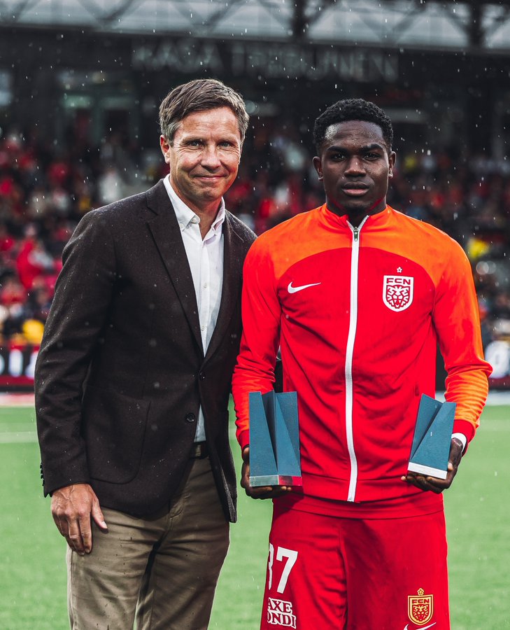 Red-Hot Ernest Nuamah Wins Two Awards In Danish Top-Flight