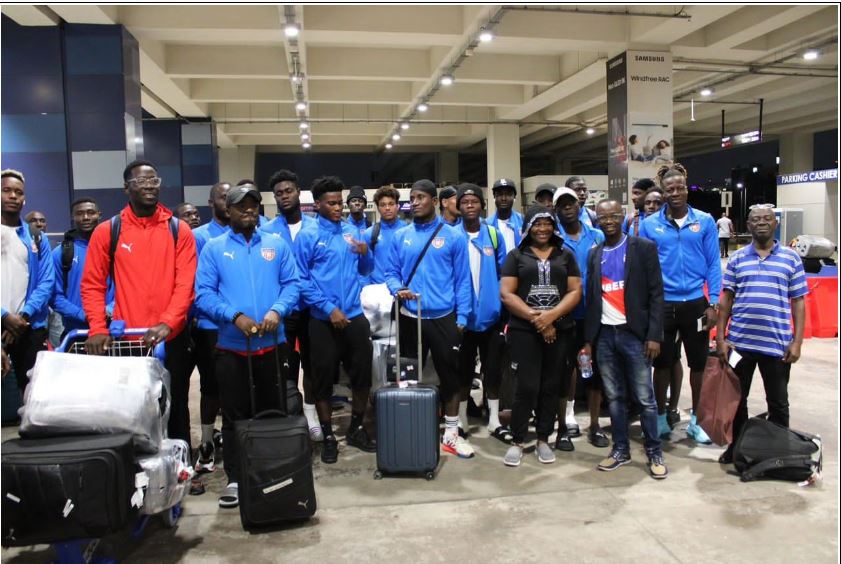 Liberia National Team Arrive In Ghana For Friendly Against Black Stars