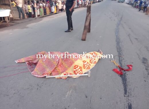 E/R: Speeding Taxi Kills Aged Woman At Koforidua, Another Found Dead By The Roadside