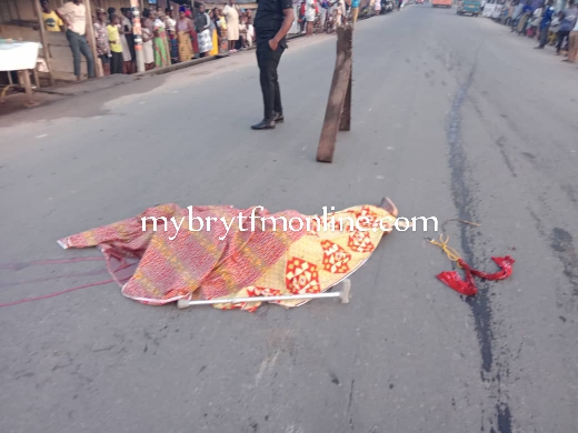 E/R: Speeding Taxi Kills Aged Woman At Koforidua, Another Found Dead By The Roadside