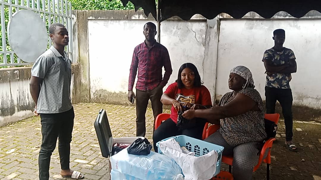 Limited Voters Registration: NDC Constituency Youth And Women Organizers Serve Registrants With Drinks