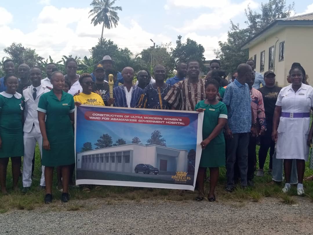 Asamankese: DL Fun Club Cut Sod For The Construction Of 50 Bed Capacity Female Ward