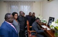 Minister Leads Education Ministry To Console Former President Kuffuor