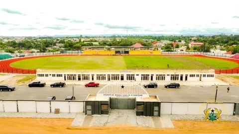 E/R: Minister Inspects Koforidua Stadium Ahead Of President's Commissioning