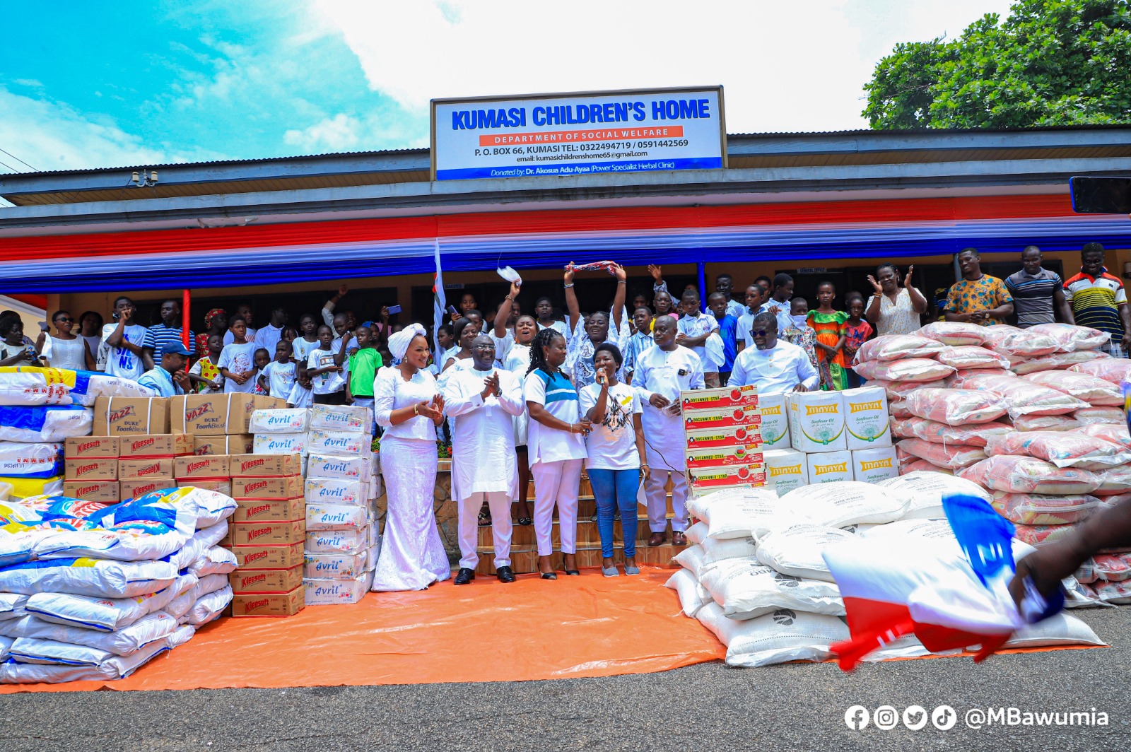 Kumasi Children’s Home Receives Donation From Bawumia On His 60th Birthday