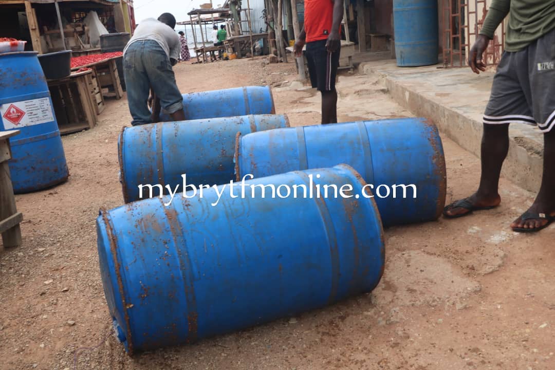 Flooding Submerges Barrels Of Akpeteshie In Upper Manya Krobo Community