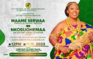 E/R: Akyem Juaso Honours Maame Serwaa As Nkosuohemaa For Her Benevolence