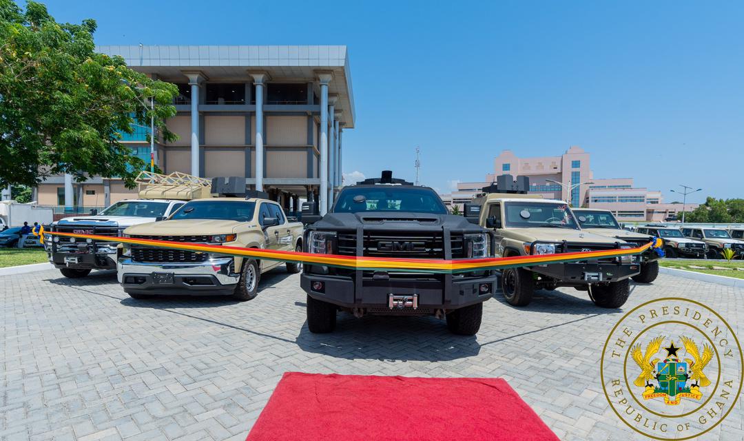 Fighting Terrorism: Ghana Receives 105 Military Vehicles From European Union
