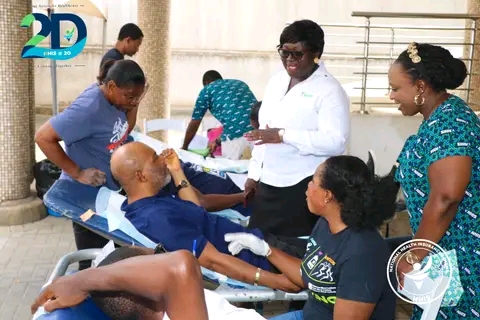 Ahafo Region: NHIS Rescue Goaso Gov't Hospital With Blood Donation