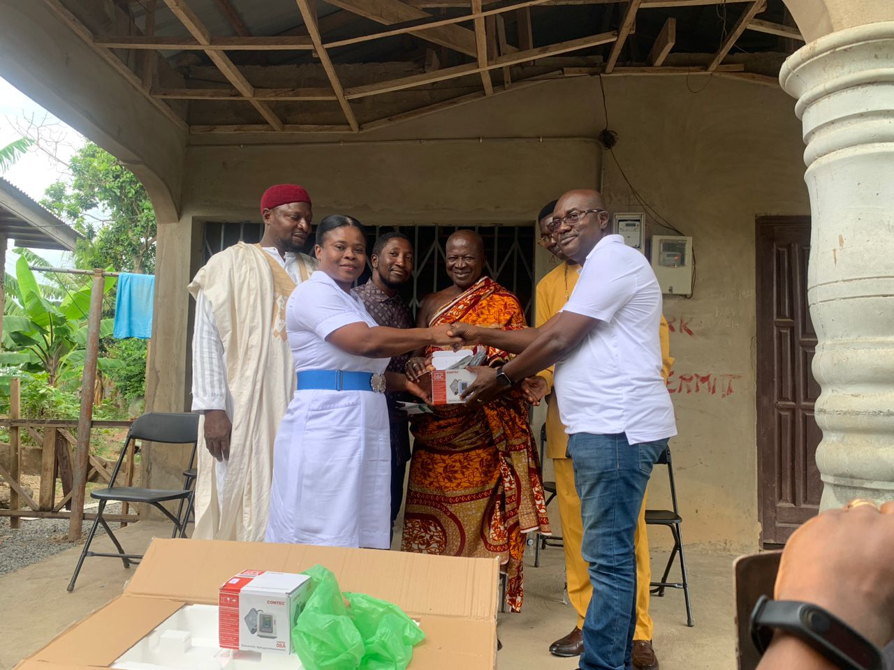 Kankam Twumasi Donates Medical Equipment’s To Gyamfikrom CHPS Compound