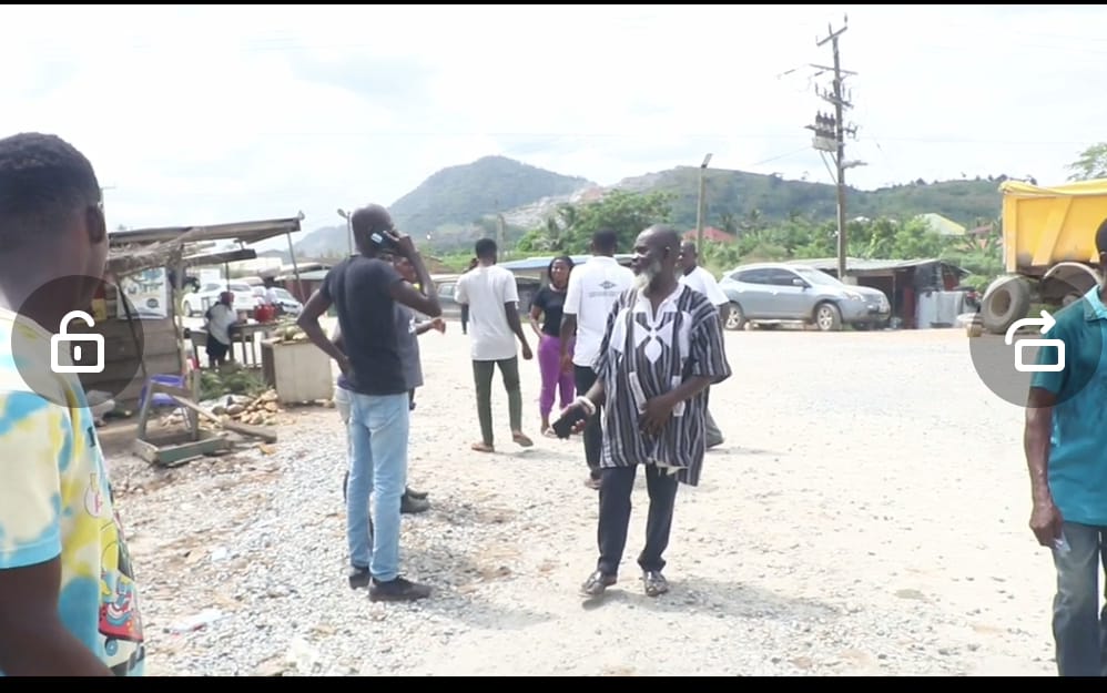 Akraman And Sakyikrom Residents Protest Over Continues Pedestrian Knockdowns On Accra To Kumasi Highway