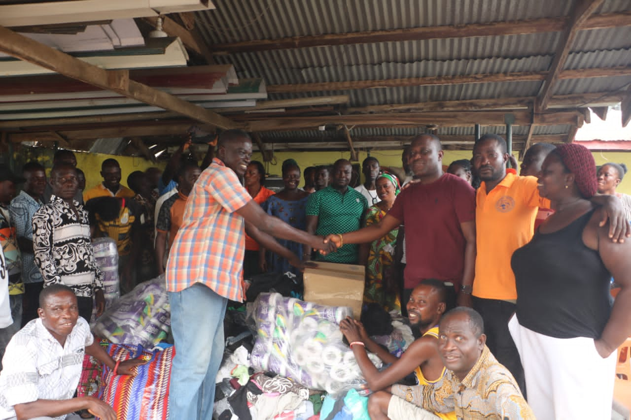 Julius Debrah Supports Flood Victims In Upper Manya Krobo As Victims Accuse Govt Of Neglect